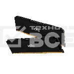 Оперативная память XPG Gammix D20, 32GB (2x16GB), DDR4, 3600MHz, CL18, UDIMM, с радиатором, черный, фото3