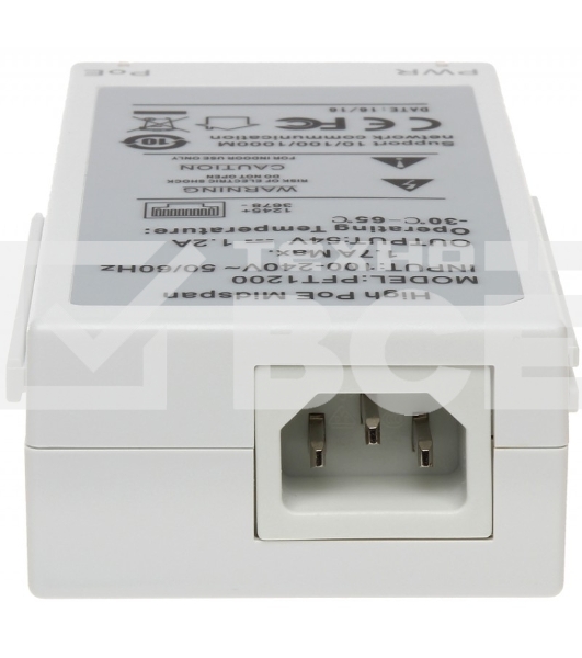 Инжектор POE Dahua DH-PFT1200 (упак.:1шт)