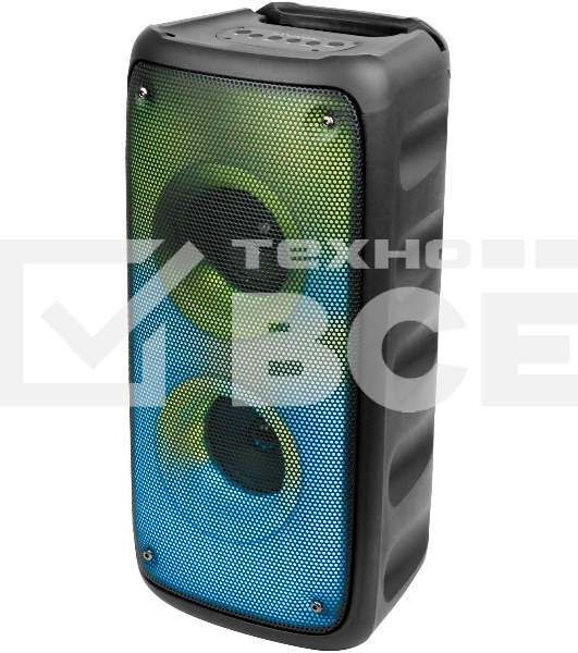 Минисистема Hyundai H-MC1230 черный 40Вт FM USB BT micro SD
