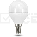 Лампа светодиодная Gauss 6.5Вт цок.:E14 шар 220B 4100K св.свеч.бел.нейт. (упак.:10шт) (105101207), фото3