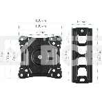 Кронштейн для телевизора Arm Media LCD-205 черный 14