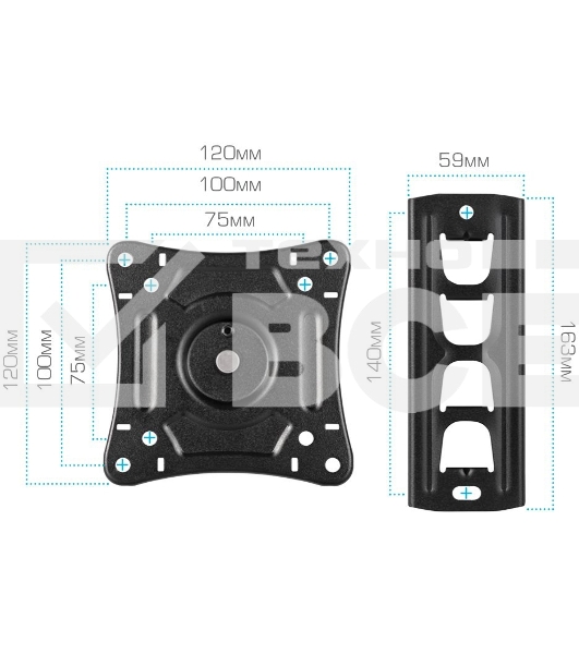 Кронштейн для телевизора Arm Media LCD-205 черный 14