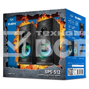 Колонки SVEN SPS-512 2.0 чёрные
