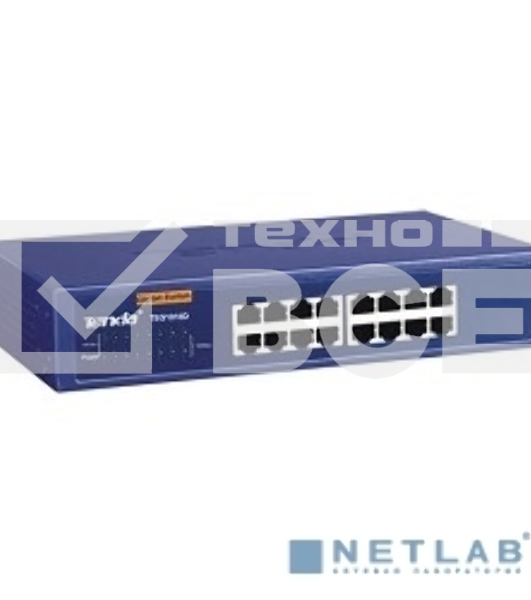 Коммутатор TENDA TEG1016D 16-Port 10/100/1000 Gigabit Switch