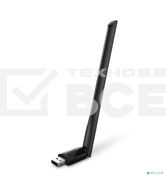 Беспроводный двухдиапазонный USB2.0 адаптер TP-Link Archer T2U Plus, 433Мбит/с + 200Мбит/с