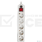 Сетевой фильтр Buro 500SH-5-W 5м (5 розеток) белый (коробка), фото6
