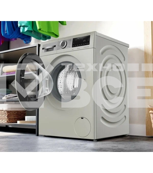 Стиральная машина Bosch Serie 4 WGA2440XME серебристый, загрузка фронтальная 9 кг, 1400 об/мин., класс: А+++