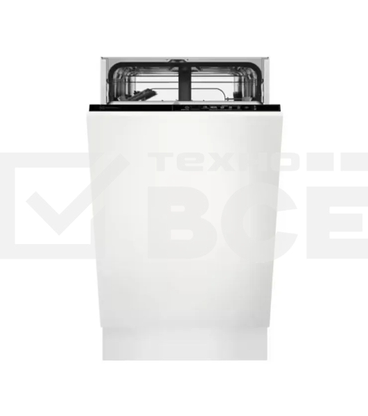 Встраиваемая посудомоечная машина Electrolux EEA71210L, черный, 44.6 см, 9 компл., 49 дБ, класс F