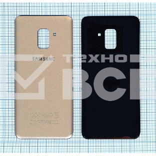 Задняя крышка для Samsung Galaxy A8 (2018) SM-A530F золотая