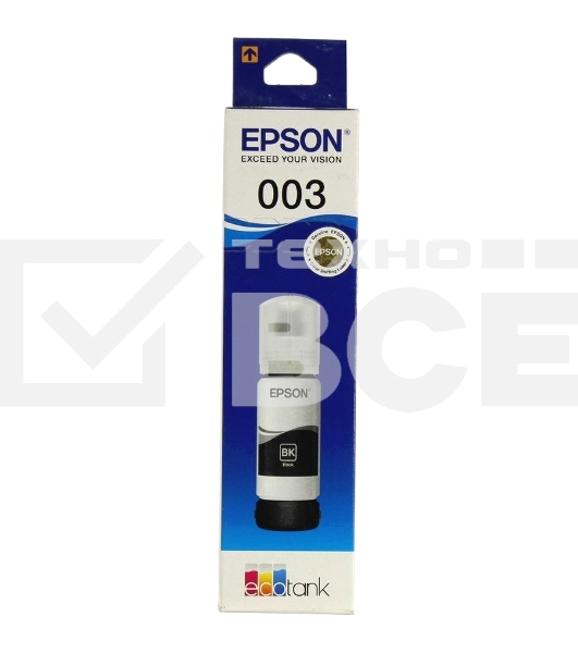 Чернила EPSON C13T00V198 черный (65 мл.) для L11050, L1110, L1210, L3101, L3110, L3156, L3210, L3215, L3216, L3250, L3256, L3258, L3260, L3550, L3556, L5290