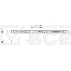 Блок распределения питания Powercom PDU-32AV24-18C3-6C9-3P верт.размещ. 18xC13 6xC19 3x32A IEC 60309 2м, фото 1