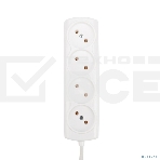 Удлинитель PROconnect OPTIMA 4 гнезда, 7 м, 2х0.75 мм², б/з, белый, фото2
