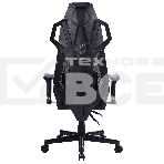 Кресло игровое Cactus CS-CHR-090BL черный, сиденье черный, эко.кожа, крестовина пластик, пластик черный, фото7