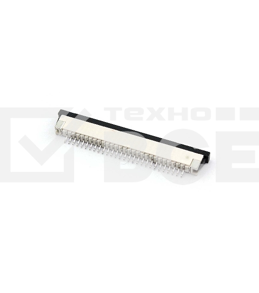Разъем FPC  Half Coverage Bottom Contact 1.0K-BX-28PWB 28 pin высота 2мм шаг 1мм