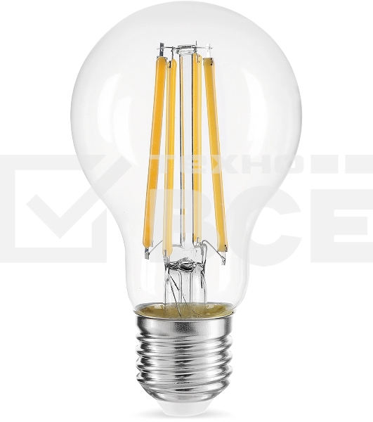 Лампа светодиодная Gauss Filament 102902215 15Вт цок.:E27 груша 220B св.свеч.бел.нейт. (упак.:10шт)