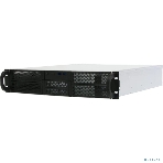 Корпус Procase RE204-D4H2-FA-55 2U server case,4x5.25+2HDD,черный,без блока питания(2U,2U-redundant),глубина 550мм,ATX 12'x9.6', панель вентиляторов 4*80х25 PWM, фото4