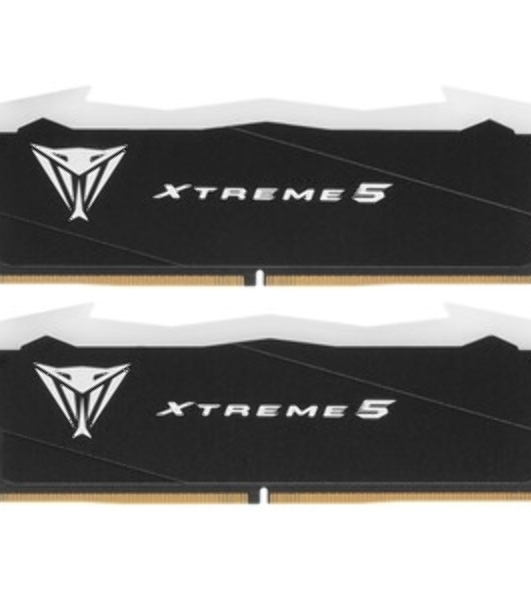 Оперативная память Patriot Viper Xtreme 5, DDR5, 32Gb (2x16GB), 6000MHz, CL30, DIMM, с радиаторами, RGb, серебристый