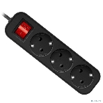 Удлинитель Defender с заземлением G330 Выключатель, 3.0 м, 3 розетки, фото4