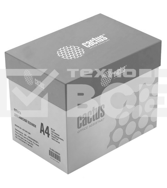 Бумага Cactus CS-OPB-A480250 класс B CS-OPB-A480250 A4/80г/м2/250л./белый CIE153% общего назначения(офисная)