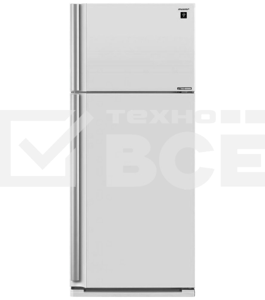 Холодильник Sharp SJ-XE59PMWH белый жемчуг двухкамерный 430/148 л морозилка сверху