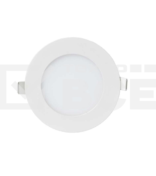 Светильник ДВО RLP-eco 6Вт 230В 4000К 420Лм 120/100мм IP40 бел. IN HOME 4690612009995
