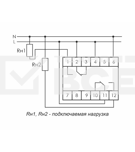Реле времени PCU-507 (многофункц. два независимых вр. 1 мод. 230В 2х8А 2P IP20 монтаж на DIN-рейке) F&F EA02.001.022