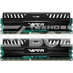 Оперативная память Patriot Viper 3, DDR3, 16GB (2x8 GB), 1600 MHz, CL9, радиатор, черный, фото6