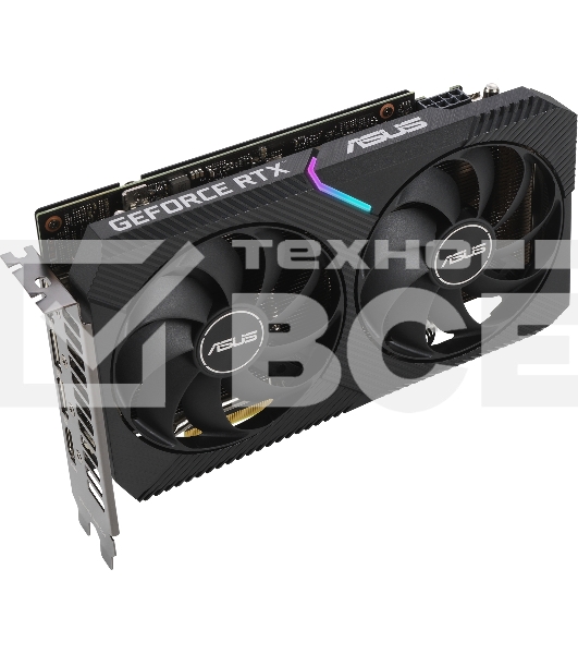 Видеокарта Asus DUAL-RTX3060-O12G-V2 LHR NVIDIA GeForce RTX 3060 12288Mb 192 GDDR6 1837/15000/HDMIx1/DPx3/HDCP Ret