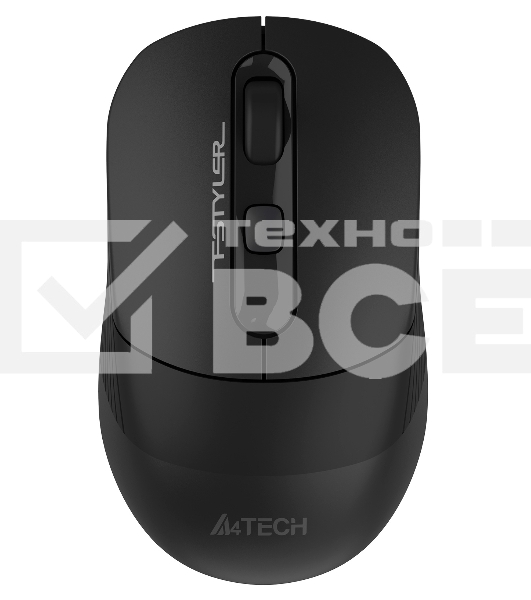 Мышь беспроводная A4Tech Fstyler FB10C черный, 2000 dpi, радиоканал, Bluetooth, USB, кнопки - 4