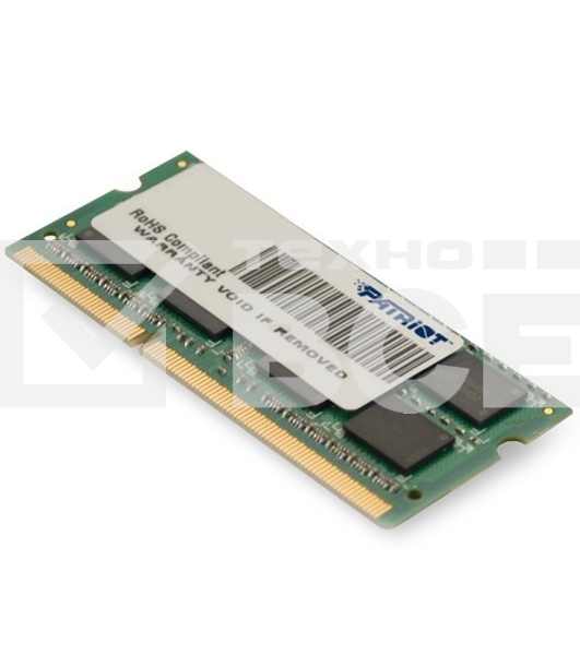 Оперативная память Patriot, DDR3L, 4GB (1x4 GB), 1600 MHz, CL11, SO-DIMM