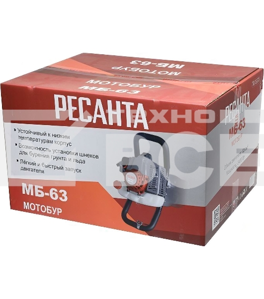 Мотобур МБ-63 Ресанта
