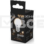 Светодиодная лампа GAUSS 105102110 LED Шар E27 9.5W 890lm 3000K 1/10/50, фото5