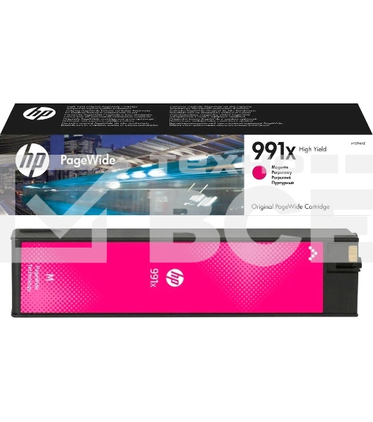 Картридж струйный HP 991X пурпурный PageWide Cartridge