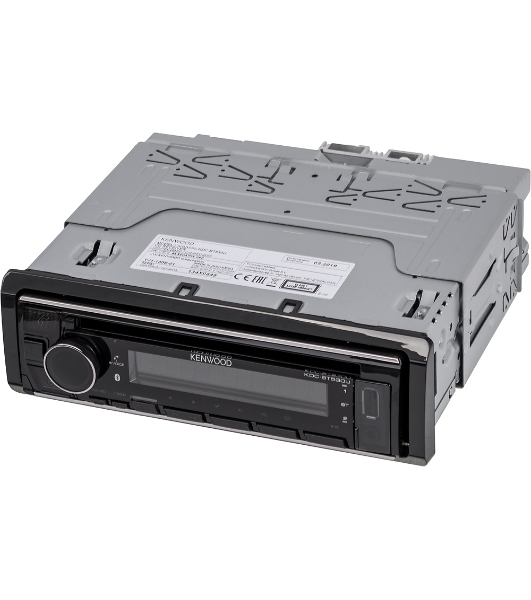 Автомагнитола Kenwood KDC-BT530U, 1 DIN, CD, Bluetooth, USB Type-A, AUX, съёмная панель