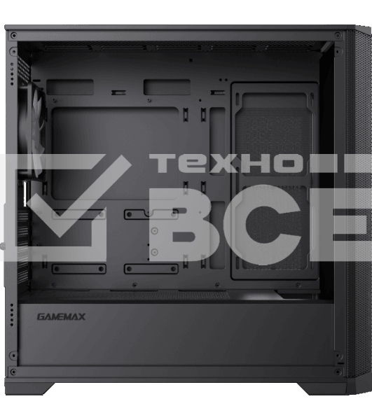 Компьютерный корпус mATX, без блока питания Gamemax Destroyer TGB mATX case, black, w/o psu, w/1xUSB3.0+2xUSB2.0, Combo Audio, w/3x12cm ARGB front fan (1xFN-12A-M6I, 2xFN-12A-S6I), w/1x12cm ARGB rear fan (FN
