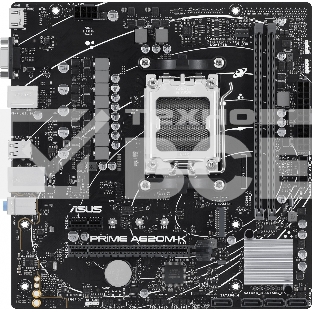 Материнская плата ASUS PRIME A620M-K, AM5, AMD A620, 2xDDR5, 4xSATA, 1xM.2, 1xPCI-E 4.0 x16, 1xPCI-E x1, 1xHDMI, 1xVGA, 1x 1Gb LAN, 4xUSB-A 3.2 Gen 1, 2xUSB-A 2.0, 3x3.5 мм, 7.1, Micro-ATX