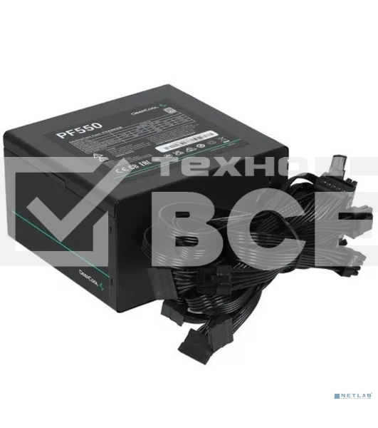 Блок питания Deepcool / GamerStorm PF550, 550Вт, 80 PLUS, 120мм, черный