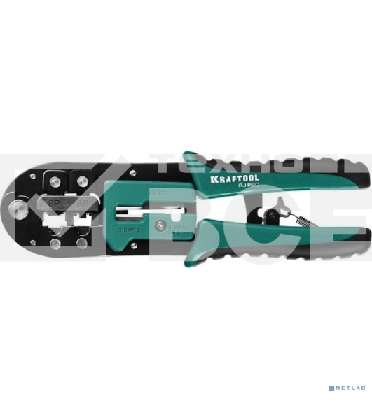 Кримпер универсальный KRAFTOOL RJ-Pro, RJ45, RJ11/RJ12