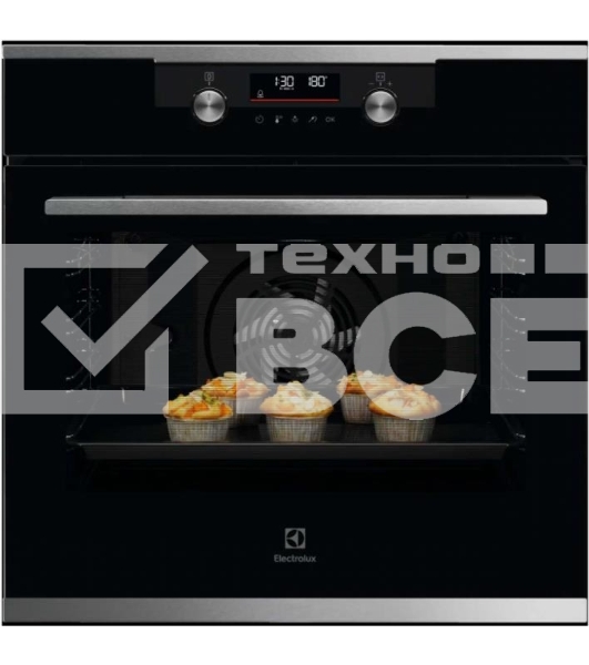 Духовой шкаф Электрический Electrolux KODDP77H черный/серебристый