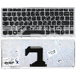 Клавиатура для ноутбука Lenovo IdeaPad U410 черная с серебристой рамкой, фото4