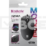 Мышь проводная Defender Azora MB-241 черный, 1200 dpi, USB, кнопки - 3, фото8