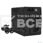 Источник бесперебойного питания ExeGate EX292764RUS SpecialPro UNB-600.LED.AVR.2SH.RJ.USB <600VA/360W, LED, AVR, 2*Schuko, RJ45/11, USB, Black>, фото5