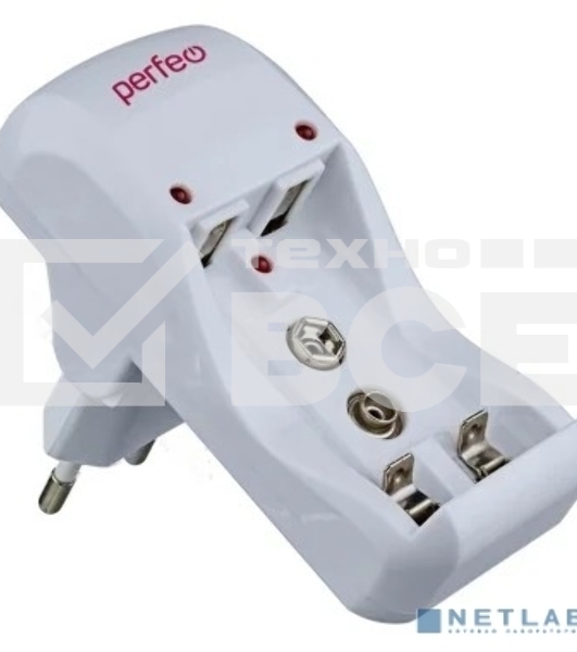 Зарядное устройство Perfeo PF_B4035 PF-VN-210 Ni-MH/CD, 220V, 2 слота, AA/AAA/9V, таймер