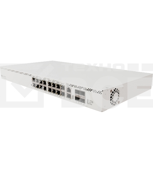 Коммутатор MikroTik CRS320-8P-8B-4S+RM Cloud Router Switch with dual-core 800 MHz CPU, 256 MB RAM, 98DX226S switch chip, 17 x Gigabit Eth ports (8 x 802.3af/at, 8 x 802.3bt PoE-out), 4 x 10G SFP+ ports, RouterOS L5, 1U rackmount enclosure, 600W PSU