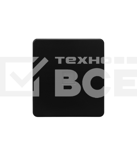 Розетка компьютерная Kranz ROUND RJ45 кат6 с/у оникс