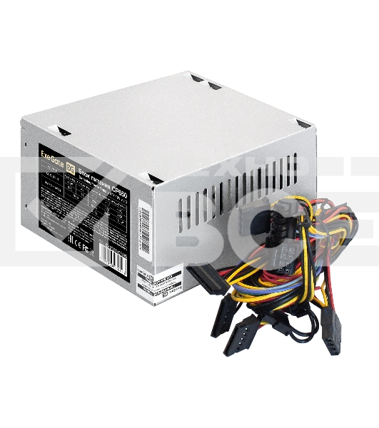 Блок питания ExeGate CP650 (EX292145RUS), 650Вт, 80мм, серебряный
