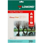 Фотобумага Lomond 0102021 A4/210г/м2/50л./белый глянцевое/матовое для струйной печати, фото5