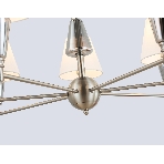 Люстра Ambrella light LH75256/7 SN/FR сатин никель/белый матовый E14*7 max 40W D860*520, фото3