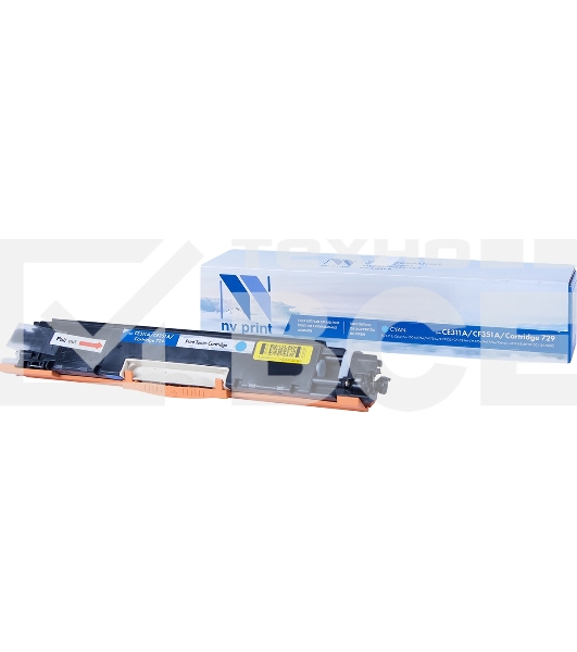 Картридж лазерный NVPrint совместимый HP CE311A/CF351A/Canon 729 Голубой для LaserJet Color Pro 100 M175a/M175nw/CP1025/CP1025nw/M176n/M177fw/Canon i-SENSYS LBP7010C/LBP7018С (1000k)