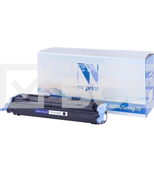 Картридж лазерный NVPrint совместимый HP Q6000A/Can707 черный для LJ Color CM1015MFP/1017MFP/1600/2600N (2500k)